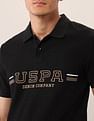 U.S. Polo Assn. Denim Co. Brand Embossed Muscle Fit Polo Shirt