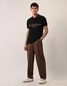U.S. Polo Assn. Denim Co. Brand Embossed Muscle Fit Polo Shirt