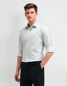 Arrow Slim Fit All-Over Pattern Shirt