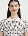 Tommy Hilfiger Slim Fit Geometric Printed Polo Shirt