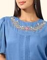 U.S. Polo Assn. Women Floral Embroidered Top