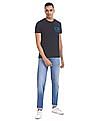 Calvin Klein Men Blue Slim Fit Stone Wash 37.5 Jeans