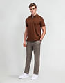 Arrow Solid Regular Cotton Polo Shirt