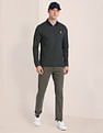 U.S. Polo Assn. Solid Long Sleeve Polo Shirt