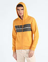 Flying Machine Hooded Zip Up Sweatshirt