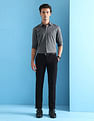 Arrow Newyork Solid Regular Fit Knitted Trousers