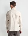 Arrow Manhattan Slim Fit Linen Shirt