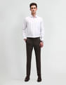 Arrow Textured Liberty Classic Regular Fit Shirt