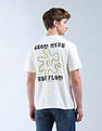 Flying Machine Aplliqued Pattern Color Of Home T-Shirt