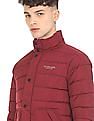 U.S. Polo Assn. High Neck Solid Puffer Jacket