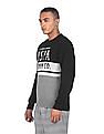 U.S. Polo Assn. Denim Co. Crew Neck Colour Block Sweater