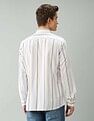 Arrow Sport Air Soft Regular Fit Vertical Striped Shirt