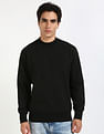 Calvin Klein Jeans Solid Relaxed-Fit Cotton Sweatshirt