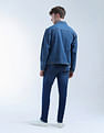 Flying Machine Slash Slim Tapered Fit Light Washed Jeans