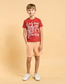 U.S. Polo Assn. Kids Boys Regular Fit Graphic Printed T-Shirt