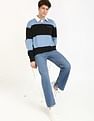 Tommy Hilfiger Colorblock Relaxed-Fit Cotton Sweater