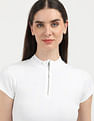 Calvin Klein Jeans Variegated Rib Half Zip Top