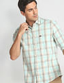 Arrow Sports Spread Collar Cotton Casual Shirt