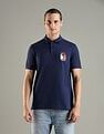 Tommy Hilfiger Solid Regular Fit Cotton Polo T-Shirt