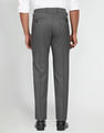 Arrow Heathered Hudson Tailored Fit Trousers