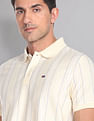 AD by Arvind Vertical Stripe COOL-IT Real Deal Polo Shirt