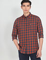 U.S. Polo Assn. Denim Co. Button Down Collar Check Casual Shirt