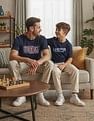 U.S. Polo Assn. Kids Boys Brand Printed Regular Fit T-Shirt