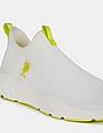 U.S. Polo Assn. Men Lightweight Knit Active Slip On Duncan Sneakers