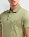 Arrow Solid Cotton Polo Shirt