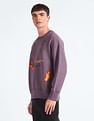 Flying Machine Oversized Graphic Print Sweatshirt