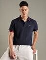 Tommy Hilfiger Solid Regular-Fit Cotton Polo Shirt