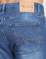 Flying Machine Mid Rise Stone Wash Whiskered Jeans