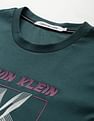 Calvin Klein Crew Neck Monogram Print T-Shirt