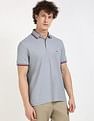 Tommy Hilfiger Solid Regular-Fit Cotton Polo Shirt