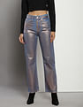 Calvin Klein High Rise Foil Print Jeans