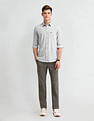 Arrow Sport Slim Fit Herringbone Shirt
