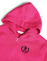 U.S. Polo Assn. Kids Girls Hooded Regular Fit Sweatshirt