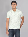 AD by Arvind Modern All Over Print Polo Shirt