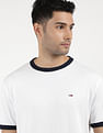 Tommy Hilfiger Slim Fit Flag Ringer T-Shirt