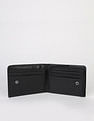 Calvin Klein Logo Black Leather Bi-Fold Wallet