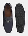 U.S. Polo Assn. Metallic Logo Textured Xian Loafers