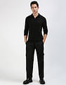 Tommy Hilfiger Cotton Zip Mock Neck Sweater