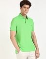 Tommy Hilfiger Solid Slim-Fit Cotton Polo Shirt