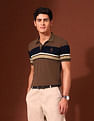 U.S. Polo Assn. Horizontal Striped Slim Fit Varsity Polo Shirt