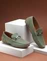 U.S. Polo Assn. Metallic Logo Leather Hebbar 3.0 Loafers