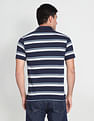 Arrow Sports Pique Striped Polo Shirt