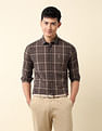 U.S. Polo Assn. Plaid Checked Tailored Fit Shirt