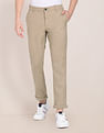 U.S. Polo Assn. Denver Slim Fit Solid Casual Trousers