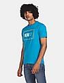 Aeropostale Men Blue Crew Neck Cotton T-Shirt