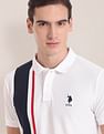 U.S. Polo Assn. Vertical Stripe Slim Fit Polo Shirt